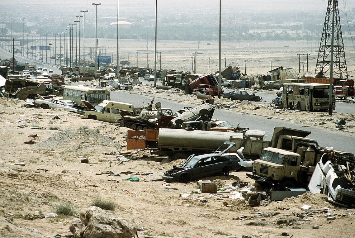 Үхлийн зам- Highway of Death